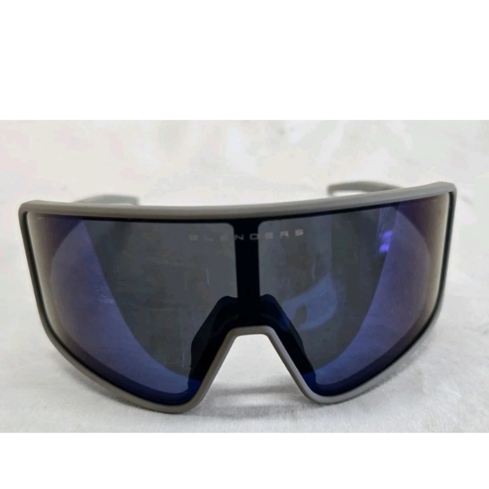 Blenders Shield Wrap Polarized Sunglasses Gray Royal Crusader